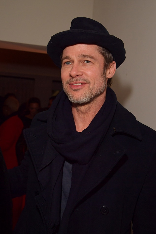 Brad Pitt, Pre-2018 Oscars Party, Gersh Agency