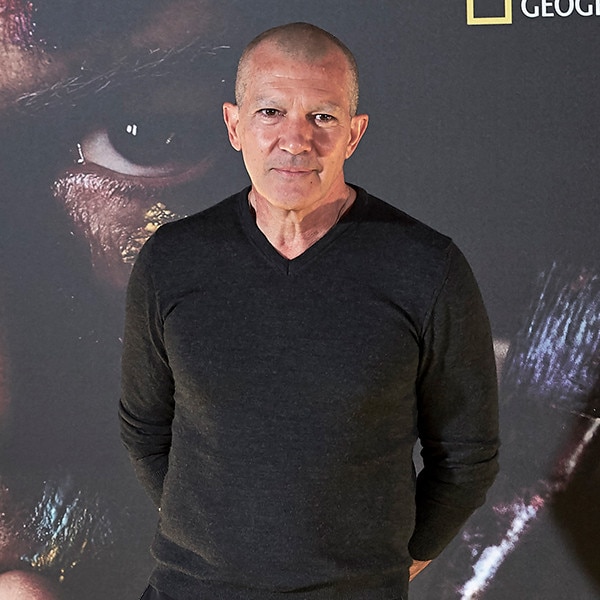 Antonio Banderas Shaves His Head and His Eyebrows