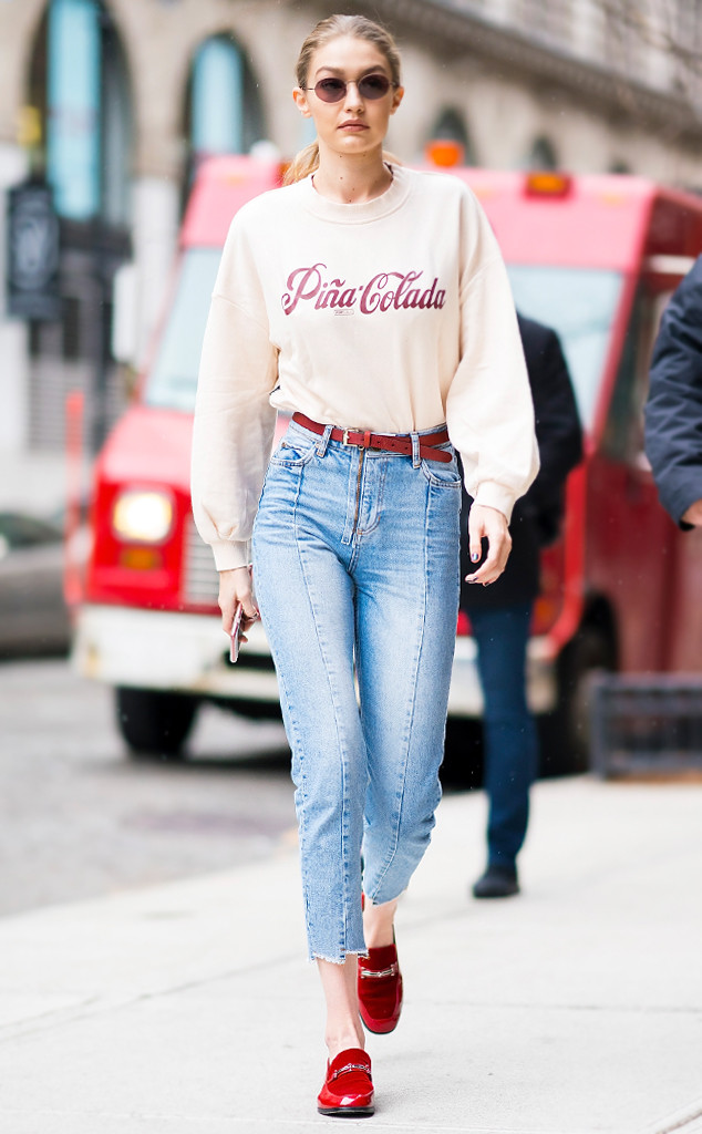 Gigi Hadid Has Discovered an Interesting New Way to Wear a Belt