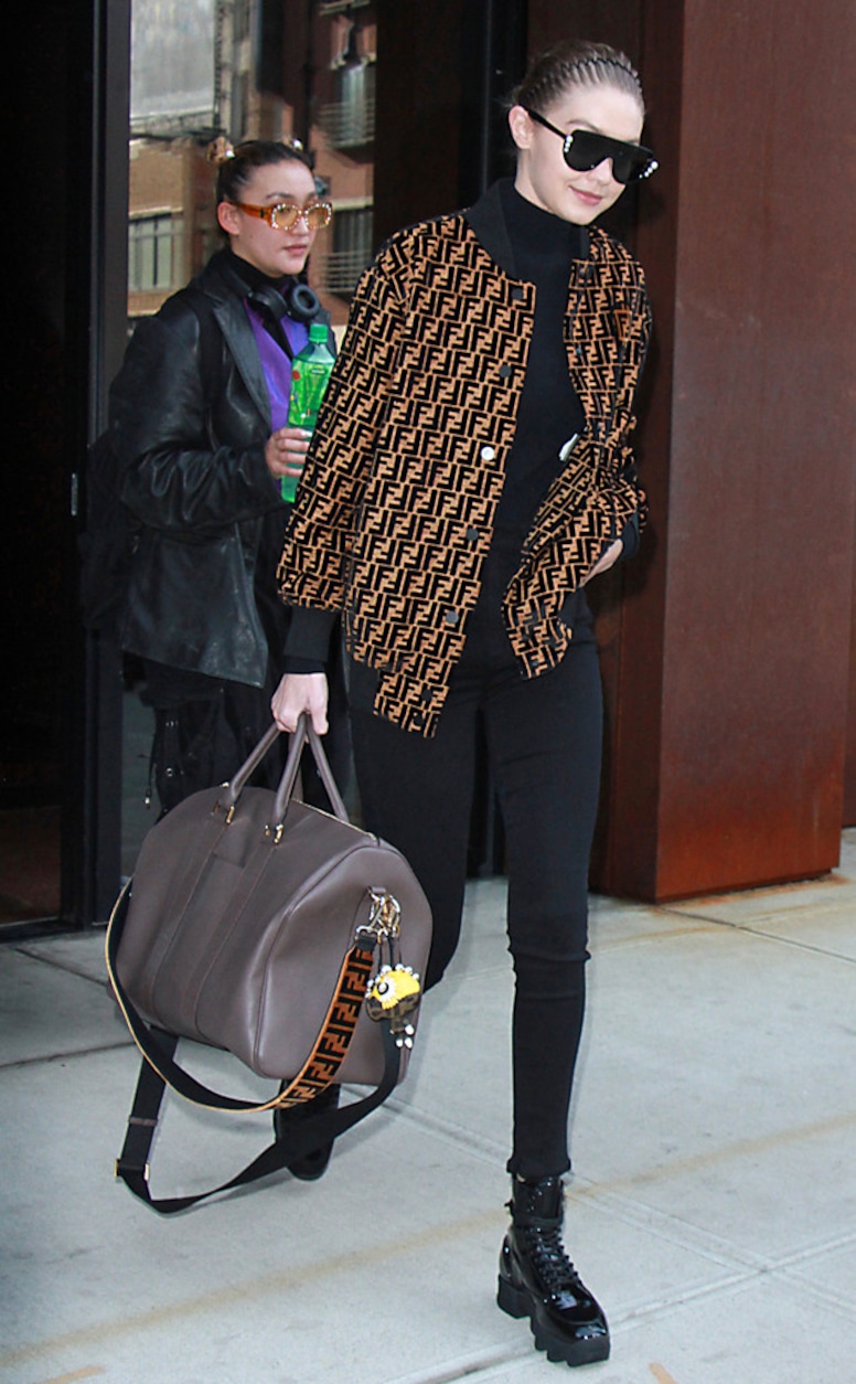 ESC: Gigi Hadid, Fendi, Celebs in Designer Logos