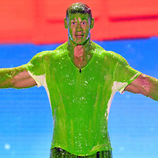 Photos from Celebs Get Slimed at 2018 Kids' Choice Awards