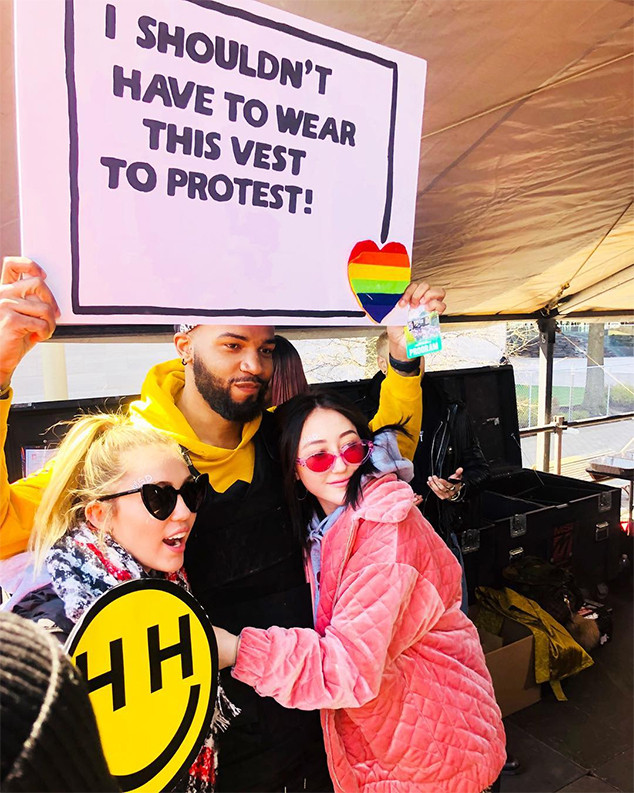 Noah Cyrus, Miley Cyrus, March for Our Lives, 2018