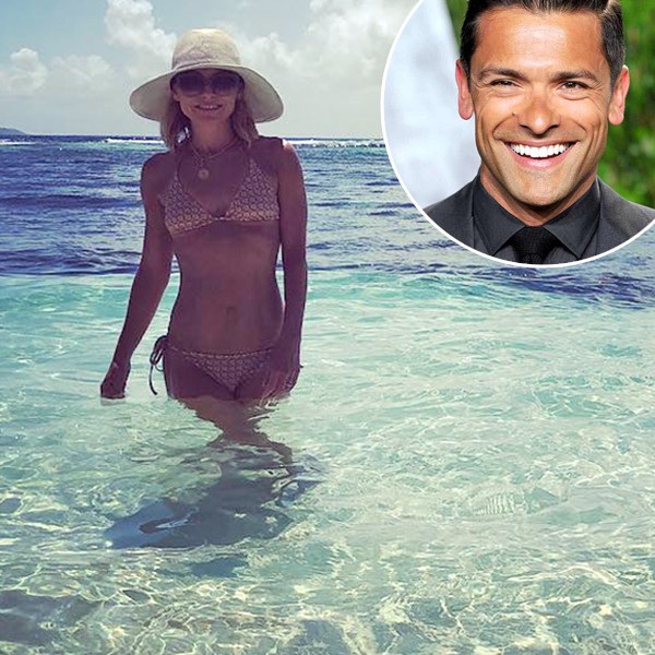 Mark Consuelos Admires Bikini-Clad Kelly Ripa—the Sexy One | E! News