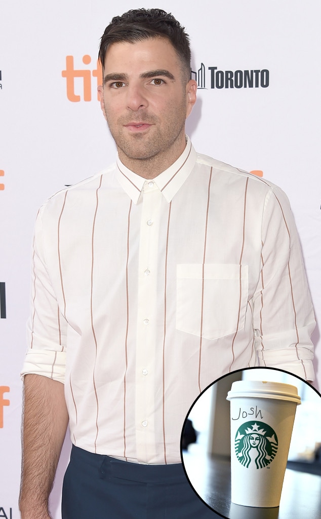 Zachary Quinto, Starbucks, Josh