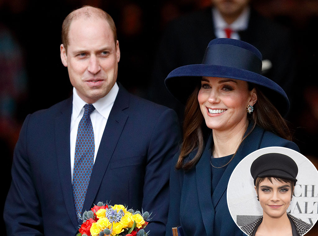 Prince William, Kate Middleton, Cara Delevingne