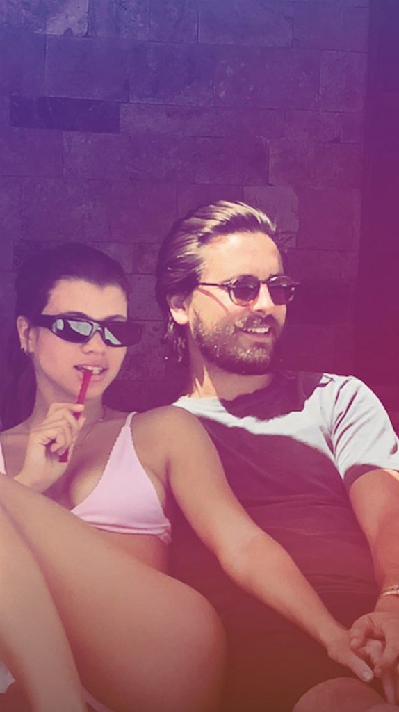 Scott Disick, Sofia Richie, Mason Disick, Mexico, Snapchat