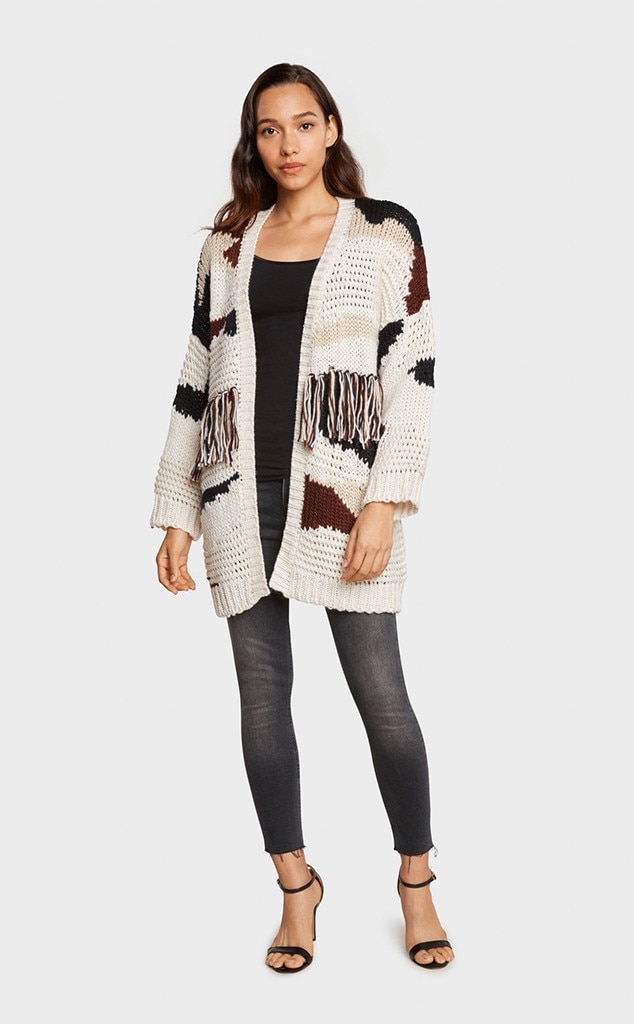 Jessica's Exact Cardigan from Jessica Alba's Fringed Cardigan and More ...