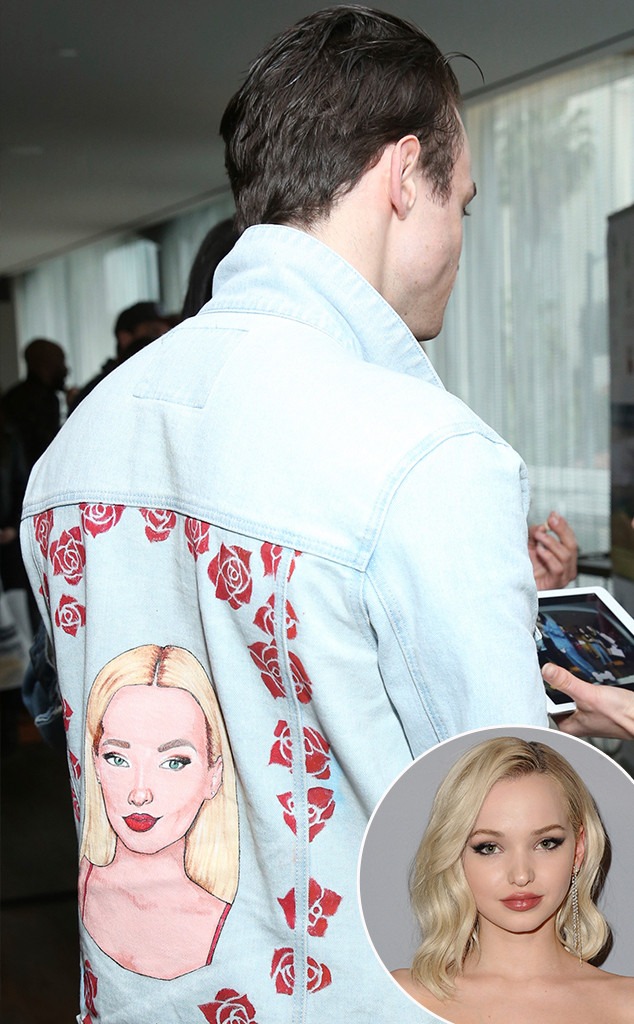 Dove Cameron's Beau Thomas Doherty Wears Jacket Bearing ...