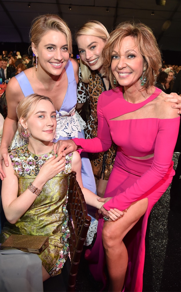 Saoirse Ronan, Greta Gerwig, Margot Robbie, Allison Janney, 2018 Film Independent Spirit Awards