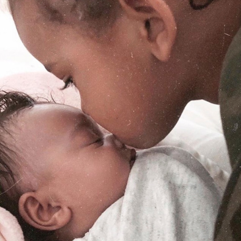 Kim Kardashian, Chicago West, Saint West