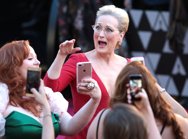 Meryl Streep, 2018 Oscars, Candids