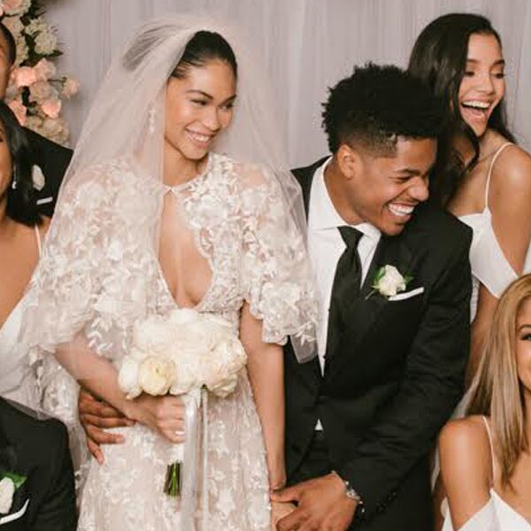 Chanel iman wedding clearance dress