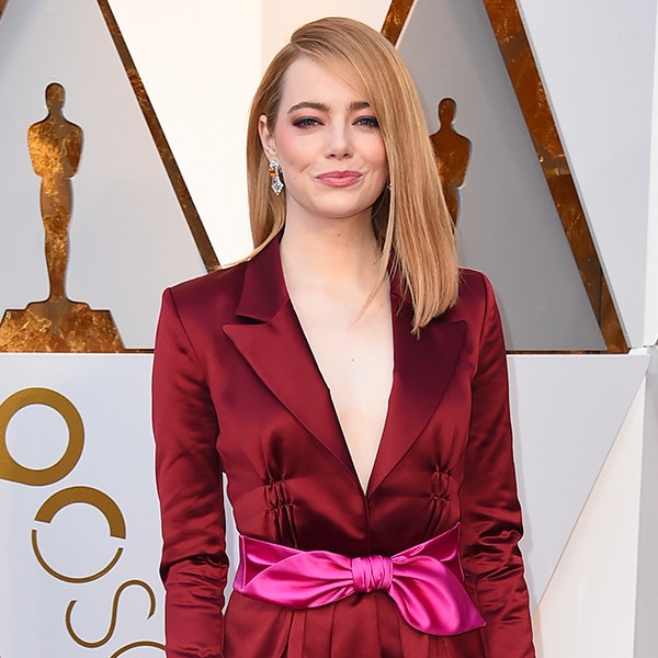 Emma Stone, 2018 Oscars, Red Carpet Fashions