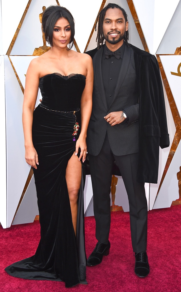 Nazanin Mandi, Miguel, 2018 Oscars, Couples