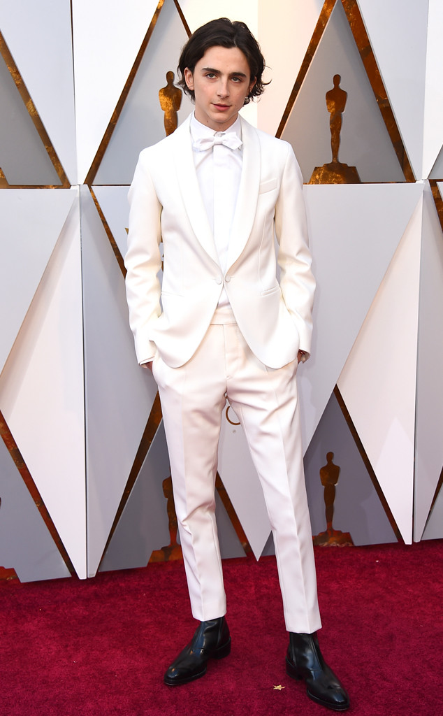 Timothee Chalamet, 2018 Oscars, Red Carpet Fashions