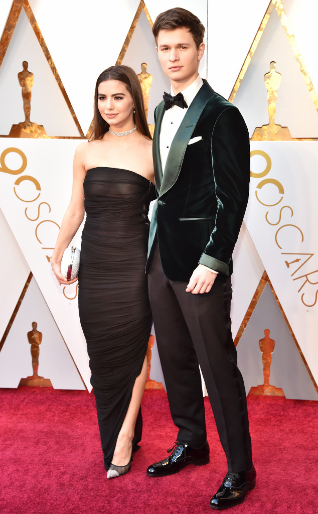 Ansel Elgort, Violetta Komyshan, 2018 Oscars, Couples