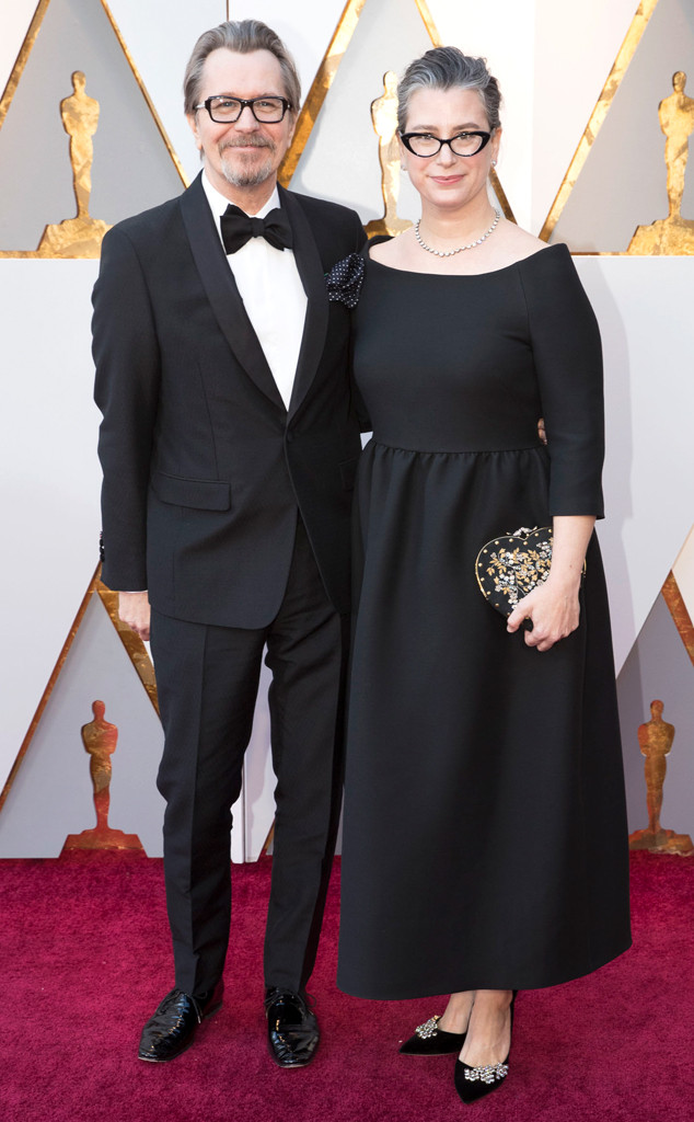 Gary Oldman, Gisele Schmidt, 2018 Oscars, Couples