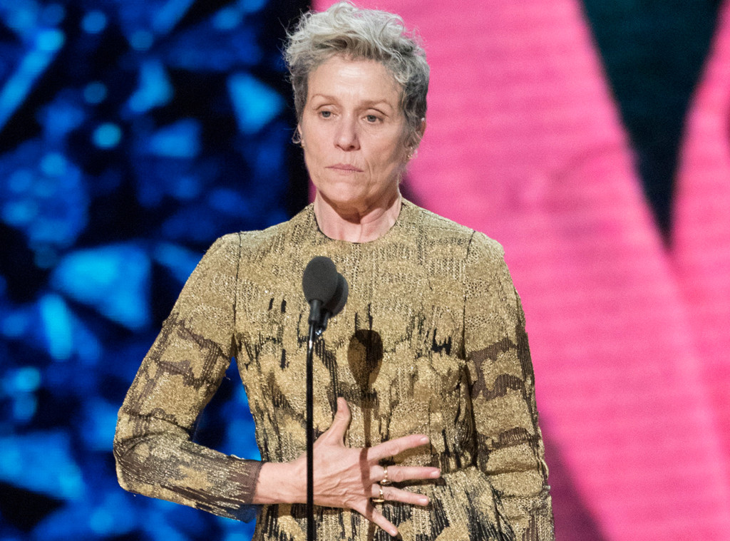 Frances McDormand's Oscar Stolen at the 2018 Governors ...