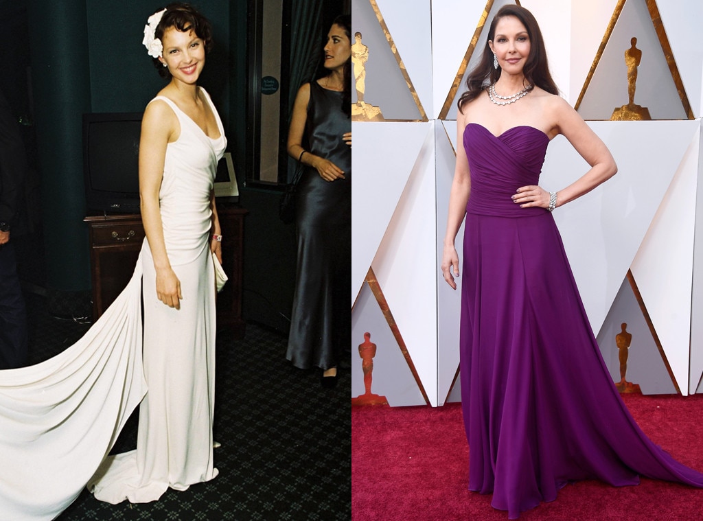 Ashley Judd: 1998 vs. 2018 from Celebs at Their First Oscars vs. 2018