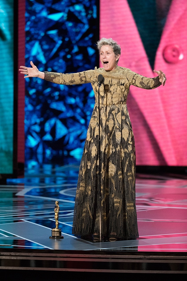 Frances McDormand, 2018 Oscars