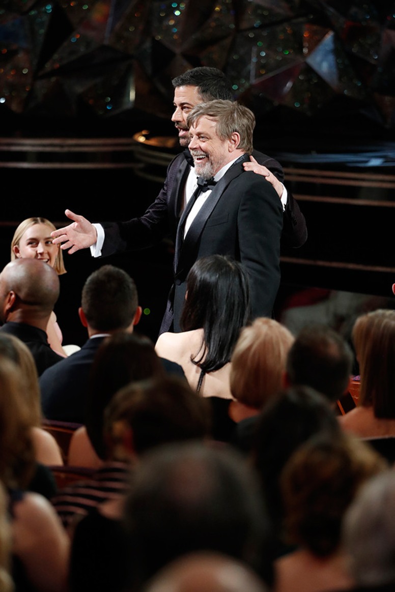 Mark Hamill, Jimmy Kimmel, 2018 Oscars, Candids