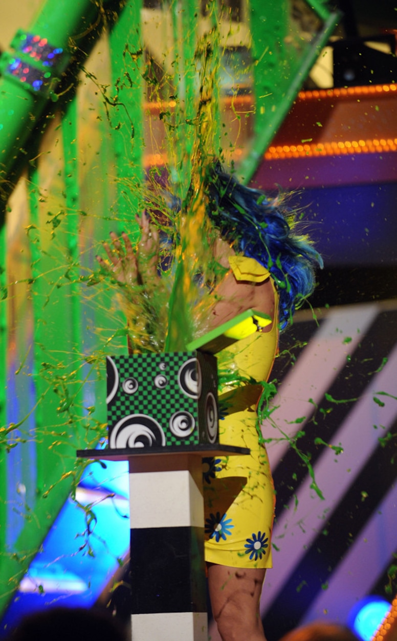 Katy Perry, 2010 Kids Choice Awards, Slime
