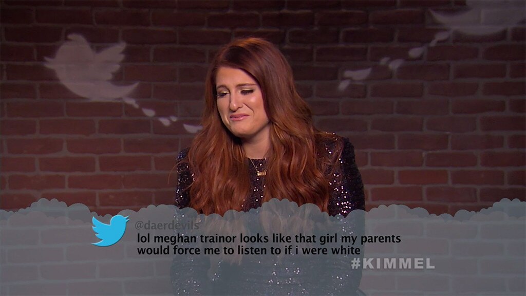 Meghan Trainor From Celebrity Mean Tweets From Jimmy Kimmel Live! | E! News