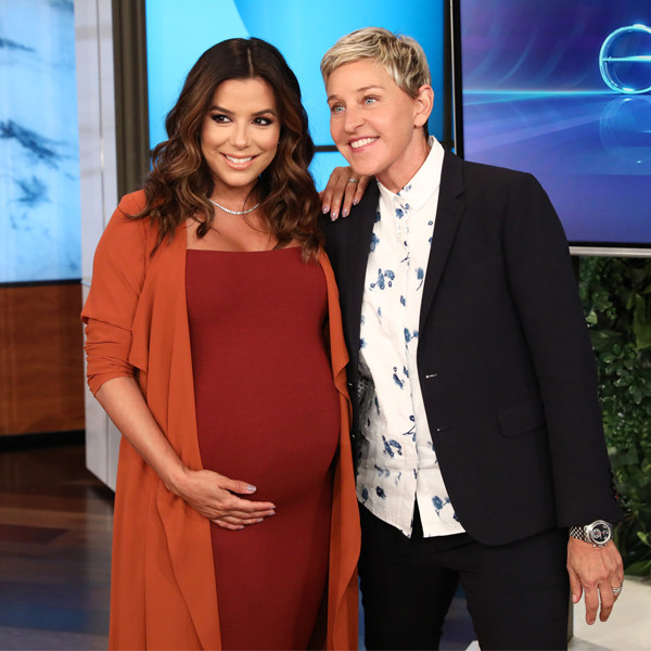 Ellen DeGeneres' Baby Name Ideas for Eva Longoria Will Make You Laugh Out Loud