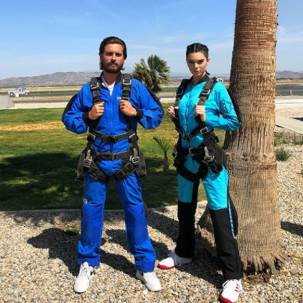 Kendall Jenner And Scott Disick Go Skydiving After Sofia