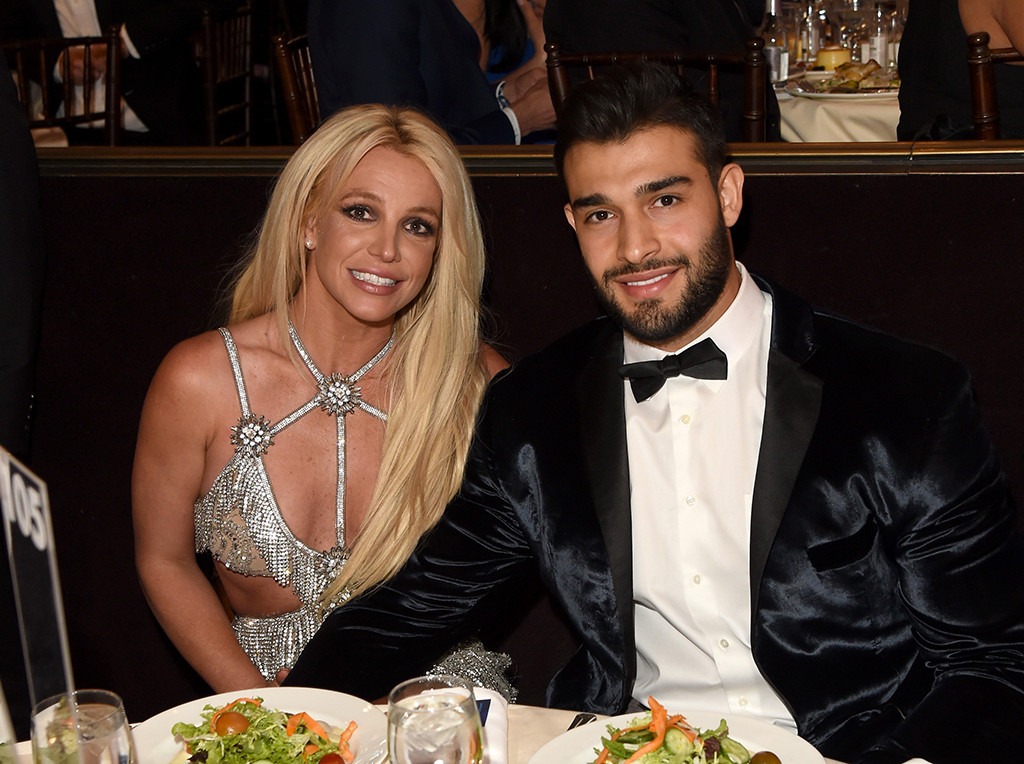   Britney Spears, Sam Asghari, GLAAD Media Awards 2018 