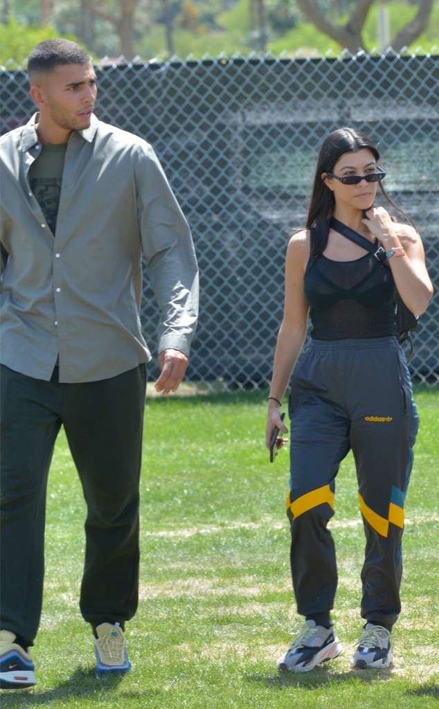 kourtney kardashian adidas pants