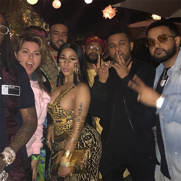 Nicki Minaj Parties With Kylie Jenner and Shania Twain at Coachella | E ...