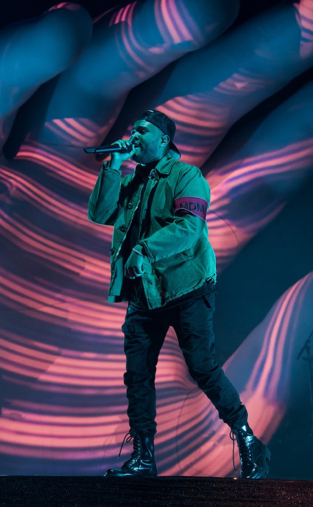 weeknd coachella call performance similar teary emotional gets during affordable jacket colour invision harris amy ap