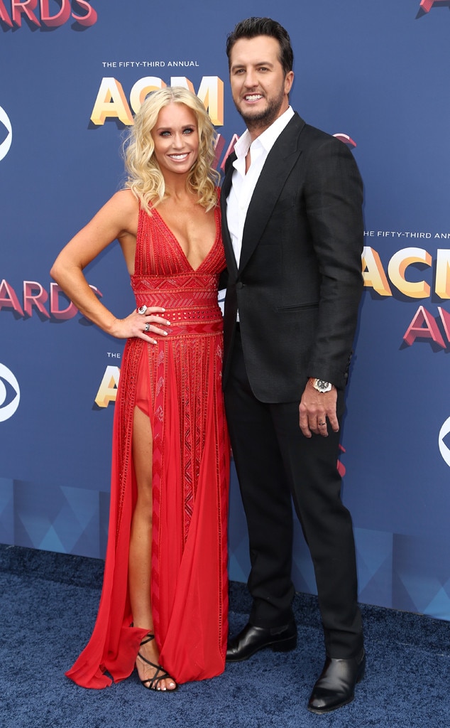 Caroline Boyer and Luke Bryan from 2018 ACM Awards: Country's Cutest