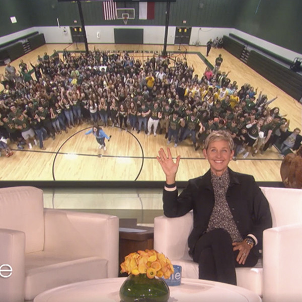 Ellen DeGeneres Gives $1 Million to High School Athletes Impacted by Hurricane Harvey: See Their Priceless Reactions