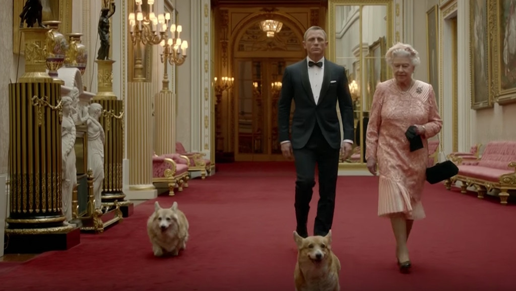 Queen Elizabeth II, Daniel Craig, Corgi, Dog, Olympics