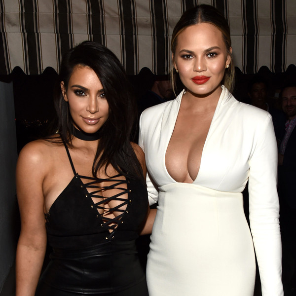 Kim Kardashian and Chrissy Teigen Joke About Kanye West Getting Rid of Everything—and It's Hilarious