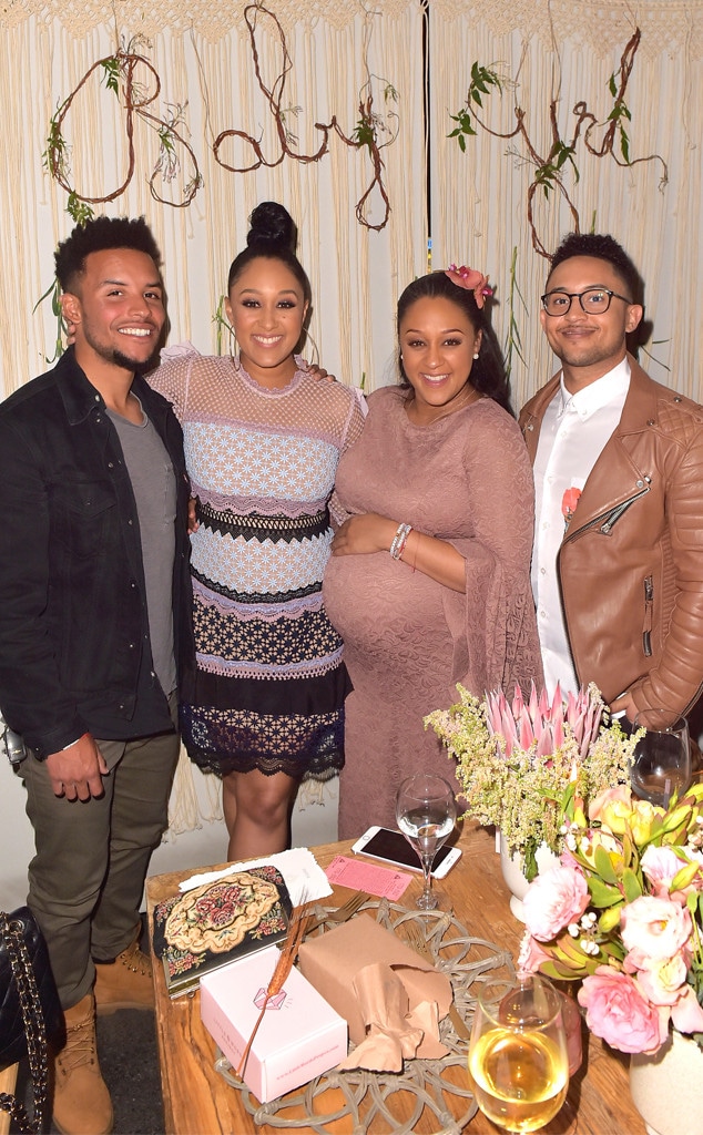 Tamera Mowry, Tia Mowry, Tahj Mowry, Tavior Mowry, baby shower