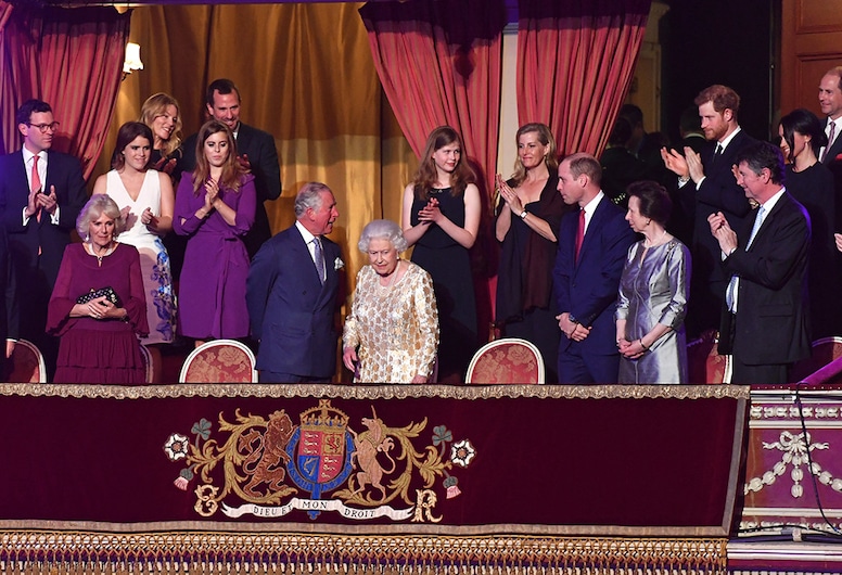 Queen Elizabeth II, Prince Charles, Prince Harry, Prince William, The Queens Birthday Party