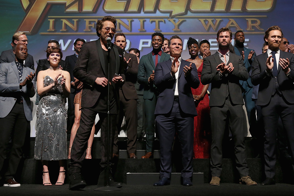 Robert Downey Jr., Avengers: Infinity War Premiere