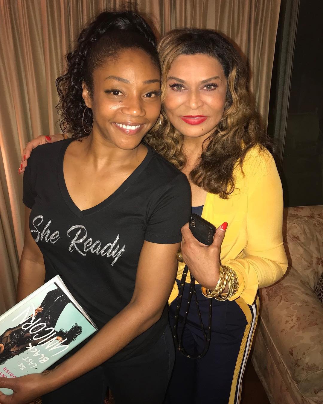 Tiffany Haddish, Tina Knowles, Instagram