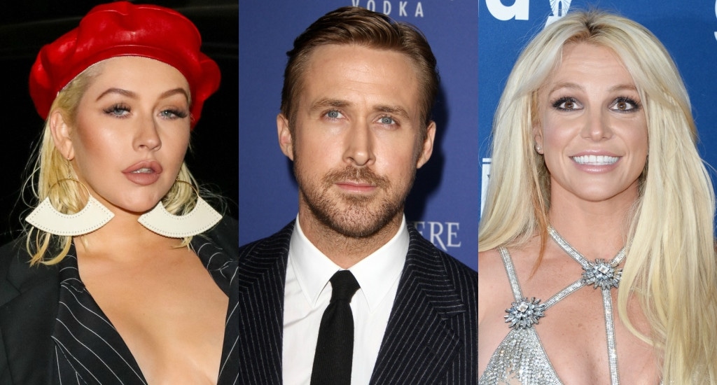 Britney Spears, Christina Aguilera, Ryan Gosling