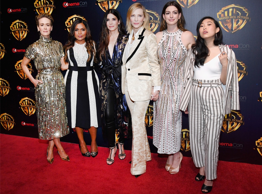 Sarah Paulson, Mindy Kaling, Sandra Bullock, Cate Blanchett, Anne Hathaway, Awkwafina, CinemaCon 2018