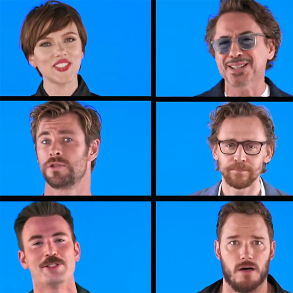 Avengers: Infinity War Cast Sings The Marvel Bunch