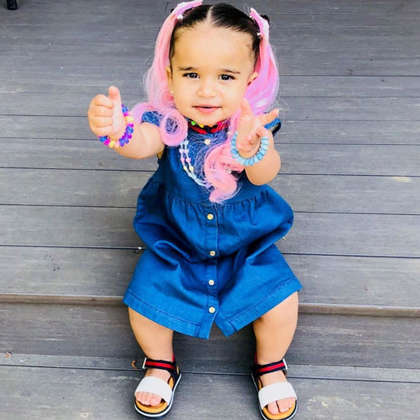 dream kardashian chyna blac extensions criticized pink hair over