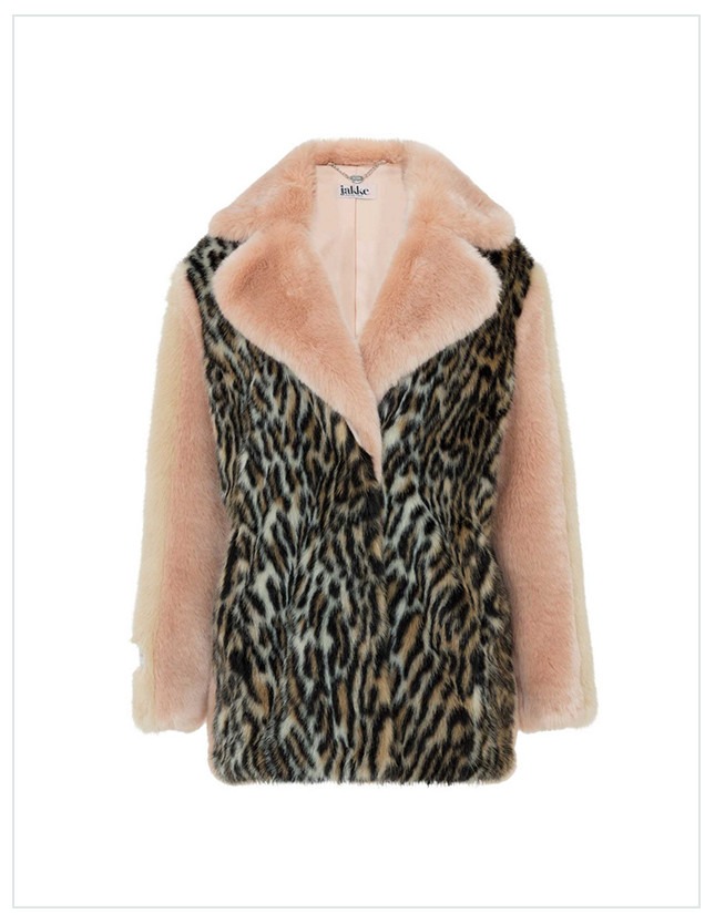 ESC: Saturday Savings Market, Colorblock Faux Fur