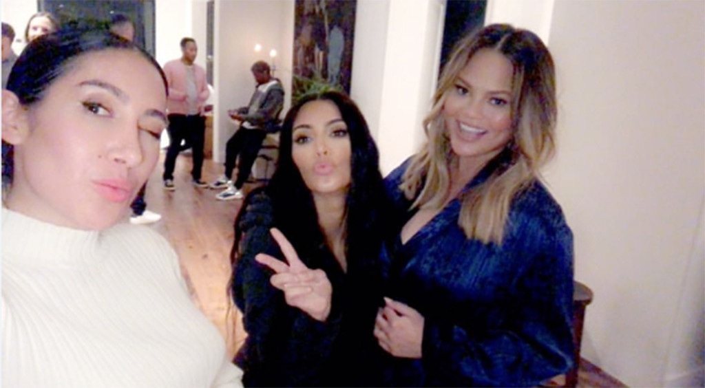 Kim Kardashian, Chrissy Teigen, Jen Atkin, Baby Shower