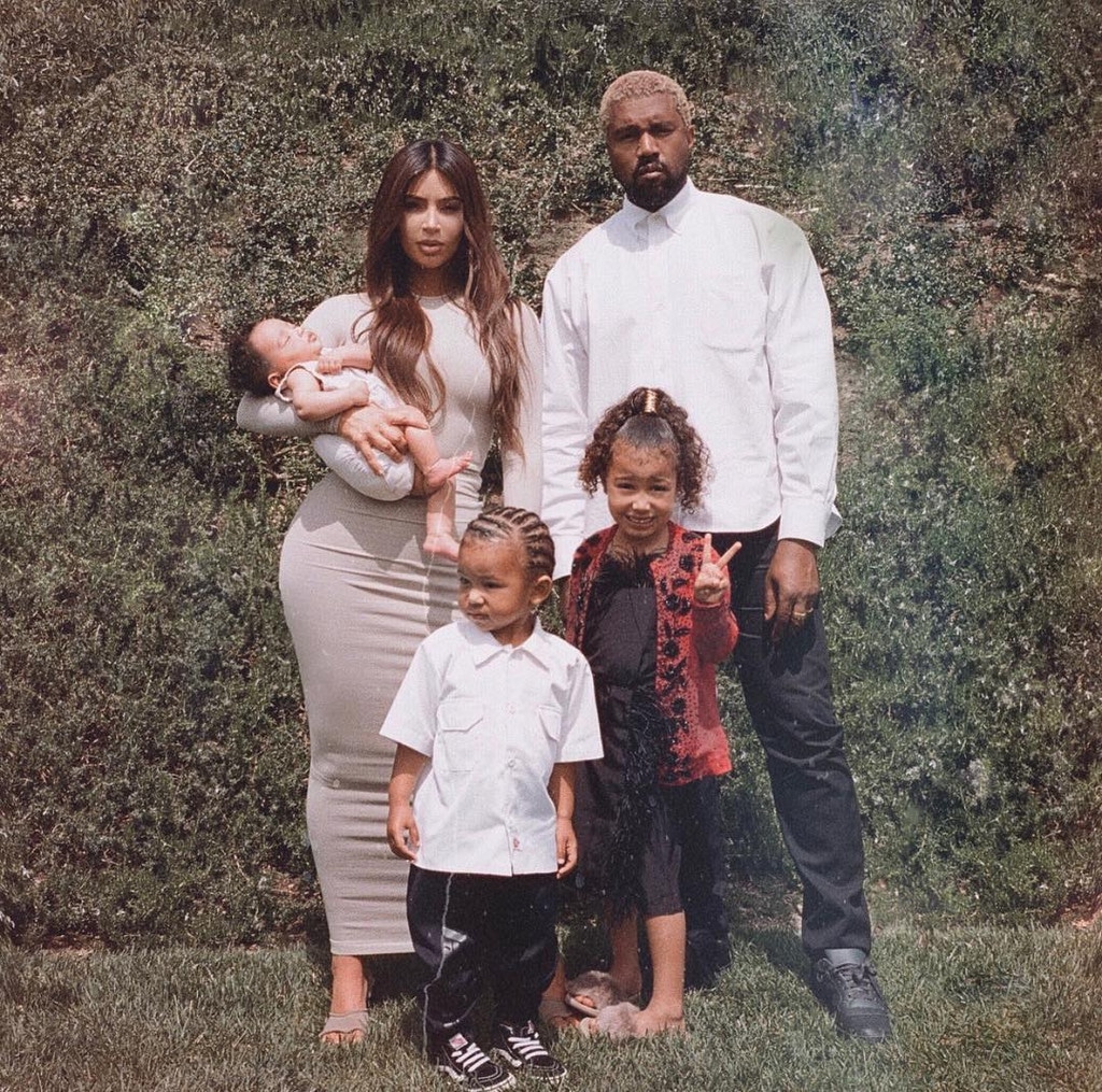 Kim Kardashian, Kanye West, North, Saint, Chicago