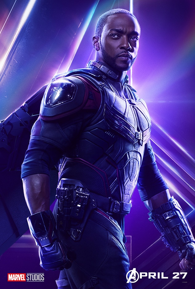 Anthony Mackie As Falcon Sam Wilson From Avengers Infinity War