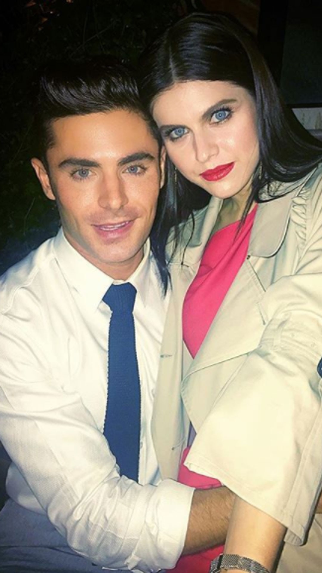 Zac Efron, Alexandra Daddario, Instagram